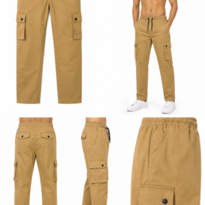 UrbanFlex Utility Cargo Jogger – Sand Beige